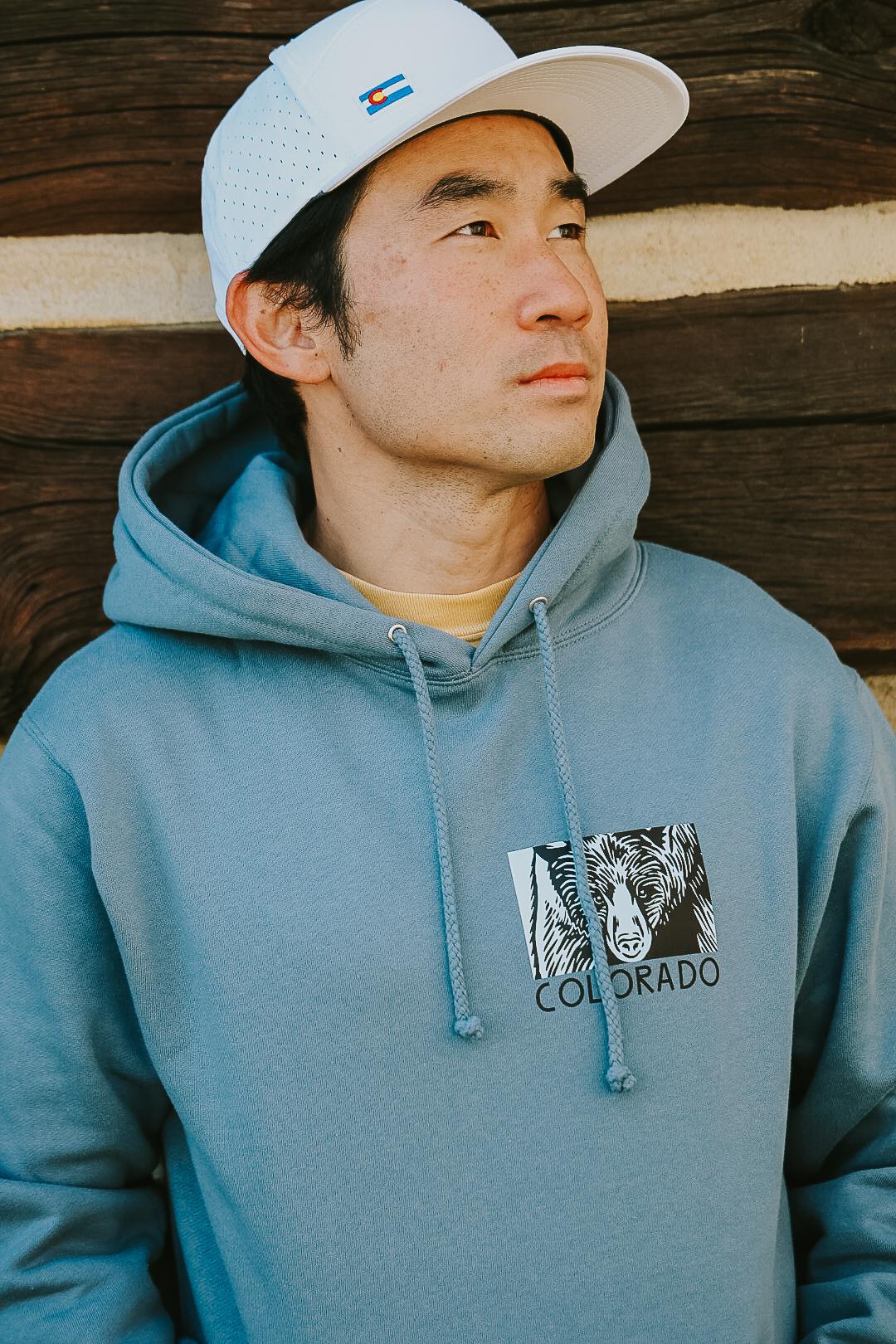 Bear Colorado Hoodie by Andrew Dengate