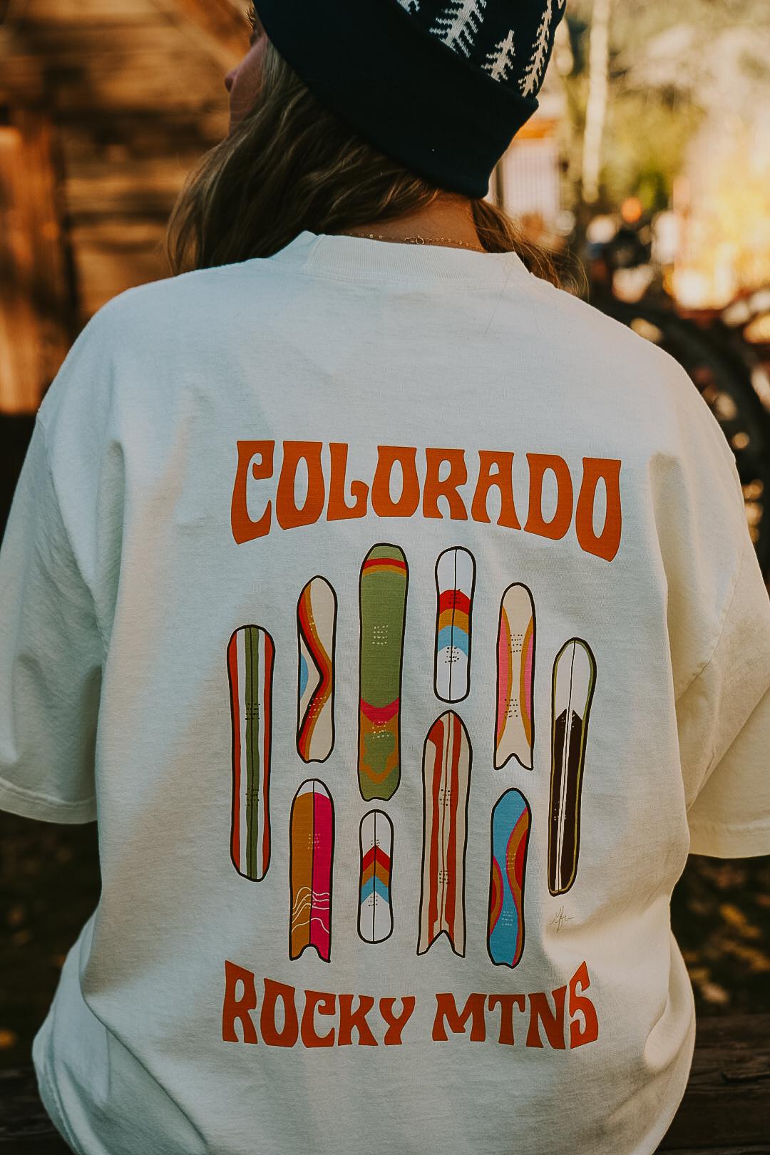 Snowboard Quiver 2 Colorado Short Sleeve Shirt by Mar Franzese