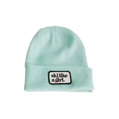 Ski Like A Girl Patch SLAG Beanie