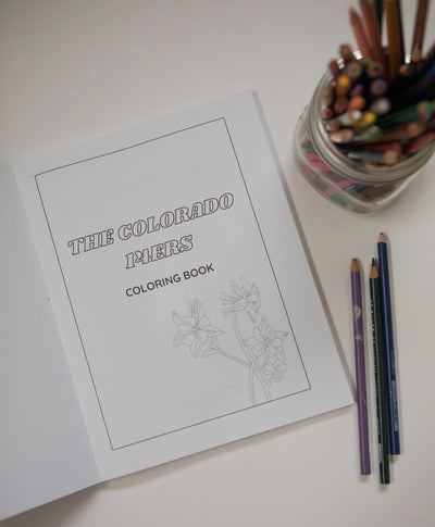 Colorado 14ers Coloring Book