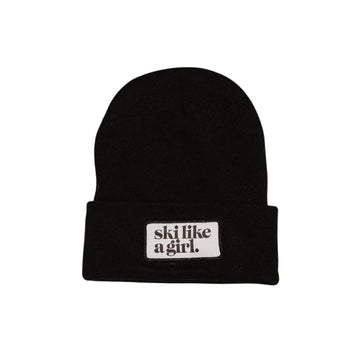 Ski Like A Girl Patch SLAG Beanie