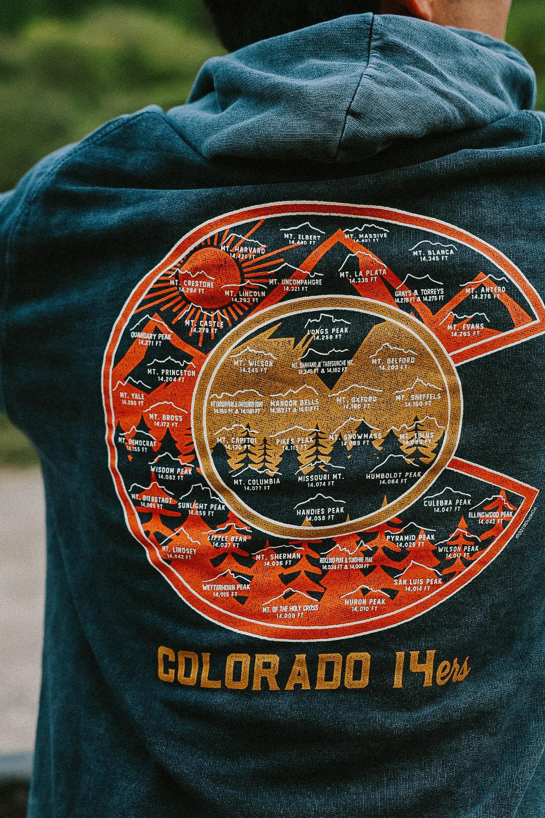 Colorado Summits 14er's Hoodie