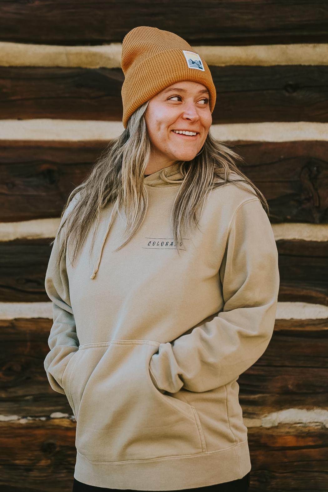 Moose Hanging Loose Colorado Hoodie by Mar Franzese