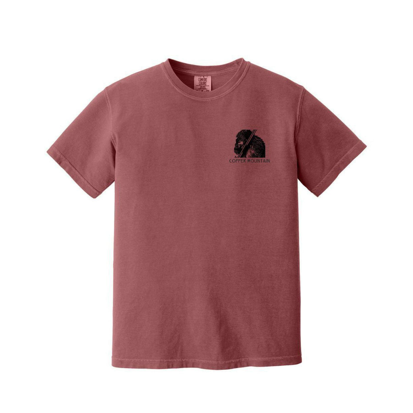 Ski Yeti Copper Mountain Short Sleeve Shirt by Andrew Dengate