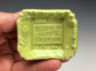 "Welcome To Colorful Colorado" Little Dishes