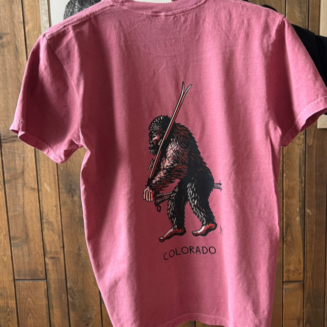 Andrew Dengate Ski Yeti Copper Mountain Short Sleeve Shirt