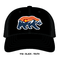 Sunset Range Bear Youth Hat 112