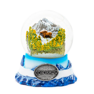 Standing Moose Large Snow Globe