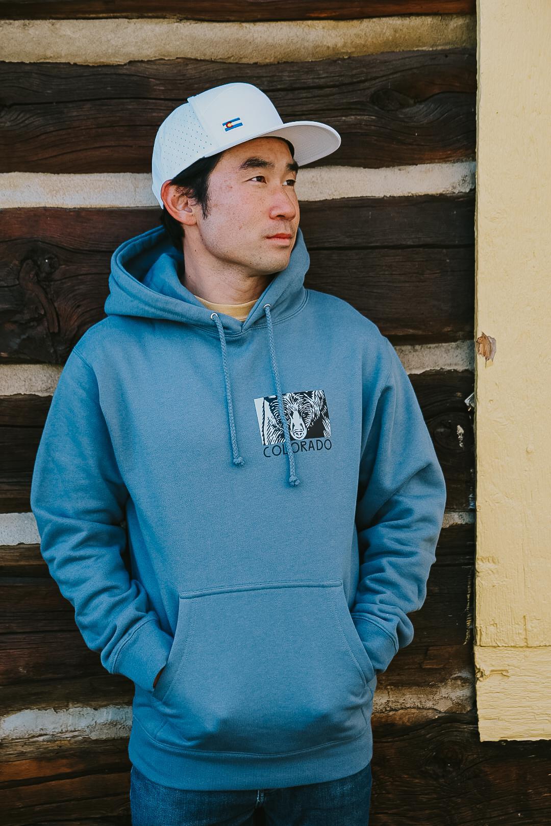 Bear Colorado Hoodie by Andrew Dengate