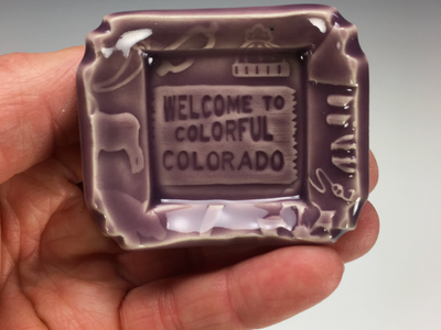 "Welcome To Colorful Colorado" Little Dishes