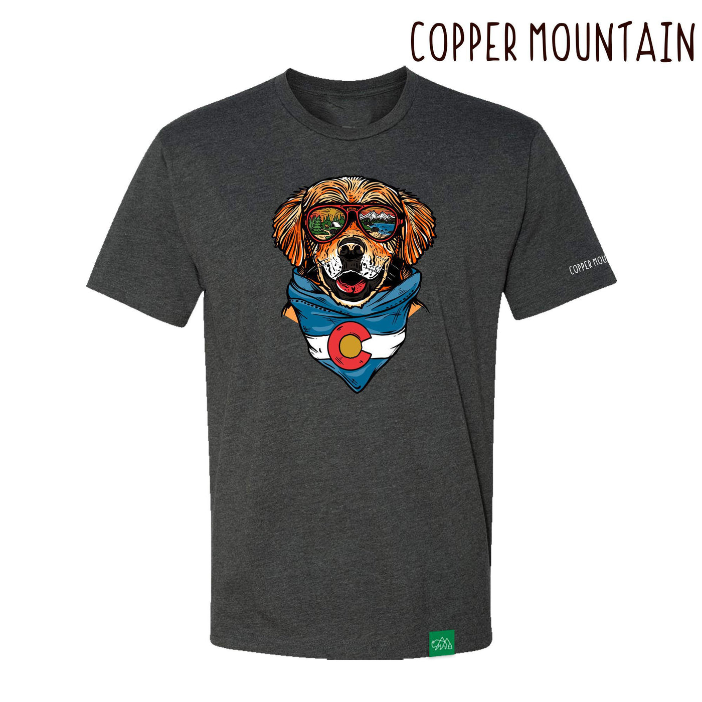 Maximus the Colorado Mountain Dog Copper Mountain Short Sleeve Shirt