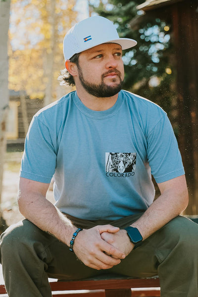 Blue Bear Colorado Short Sleeve Shirt by Andrew Dengate