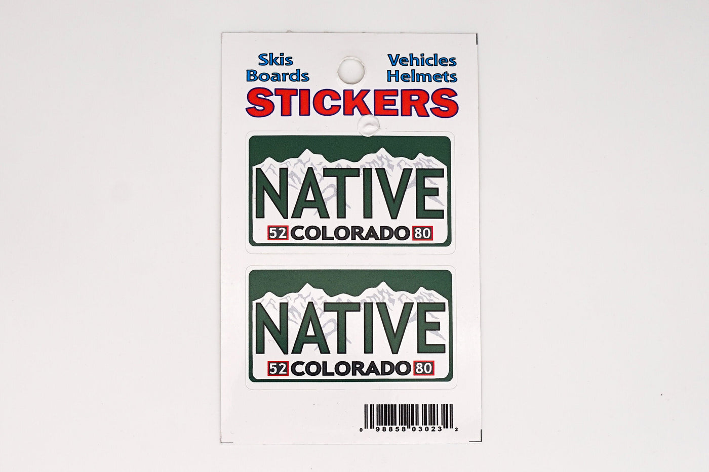 Colorado Native License Plate Sticker