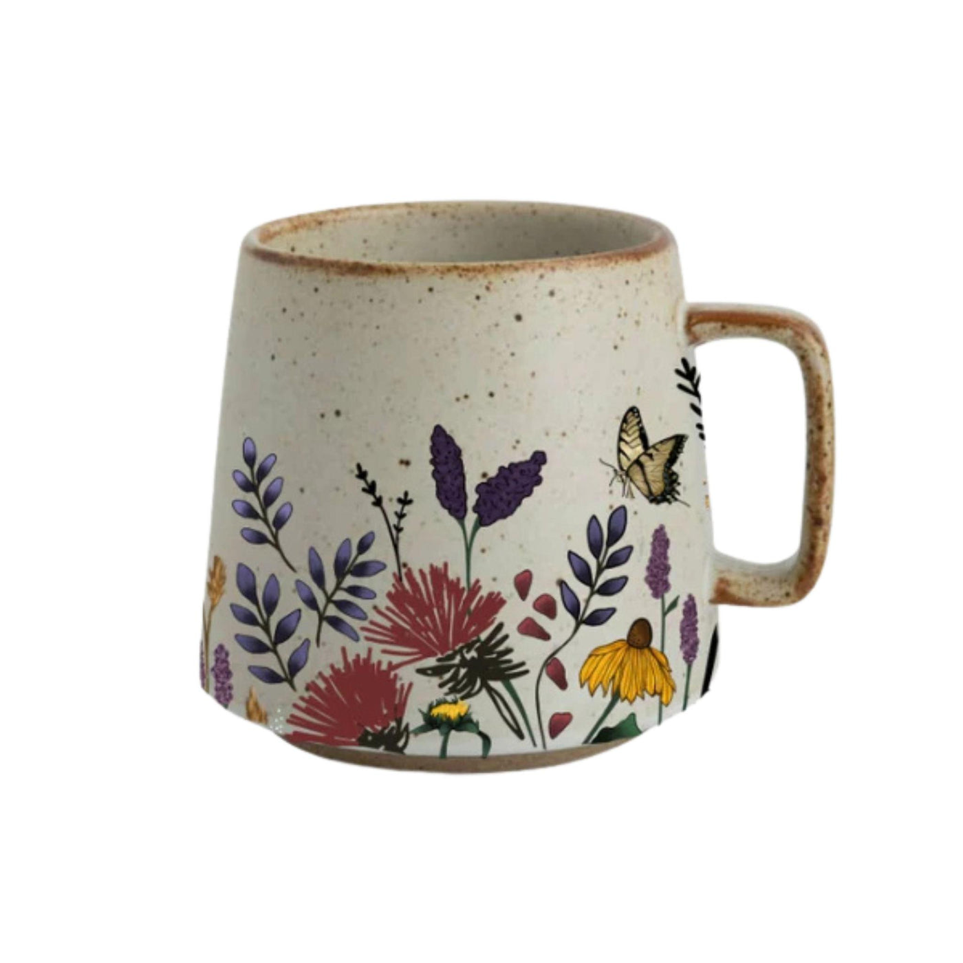Blooming Butterfly Stoneware Mug
