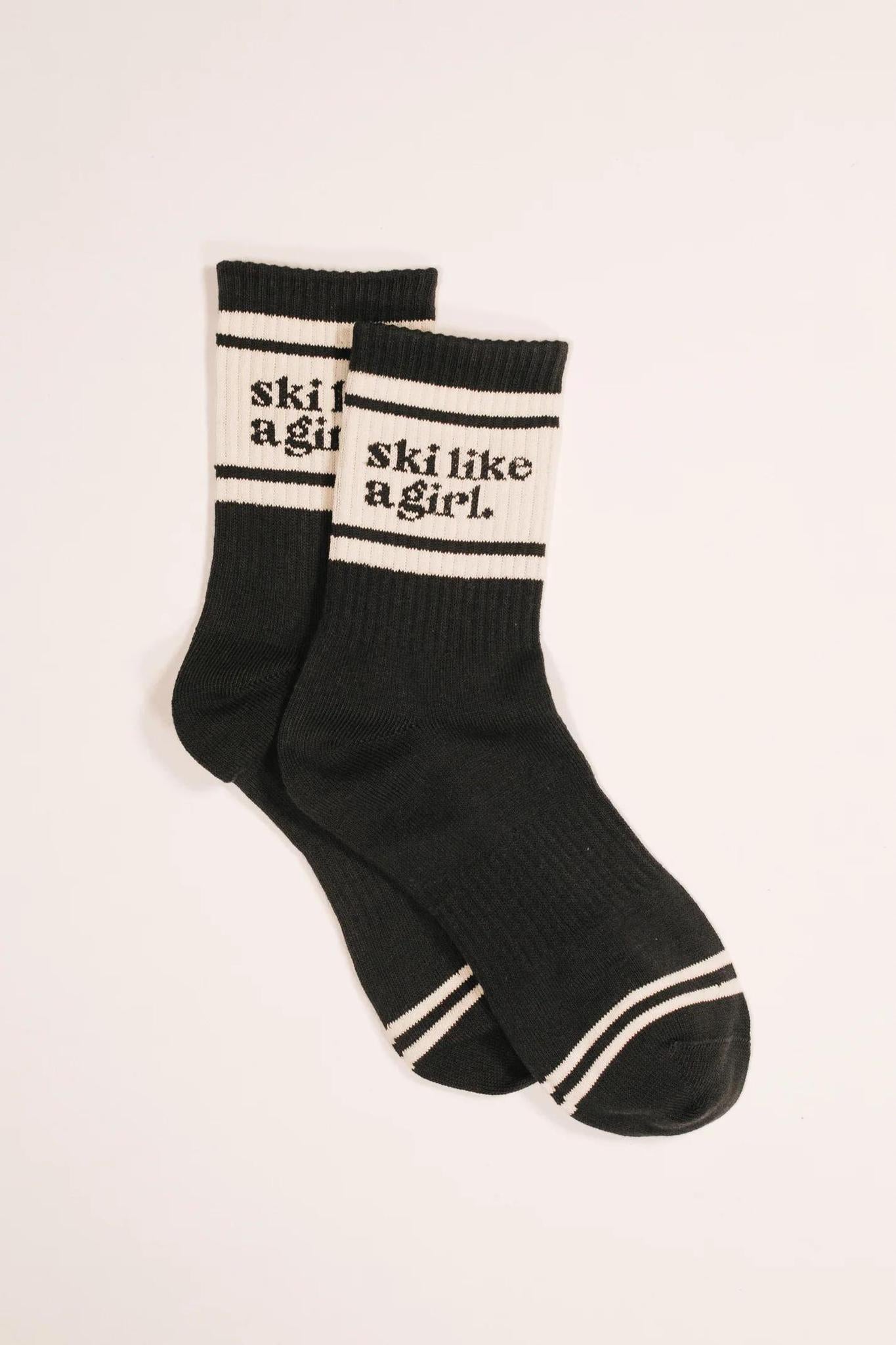 Ski Like a Girl Socks