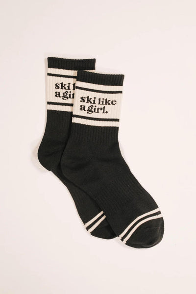 Ski Like a Girl Socks