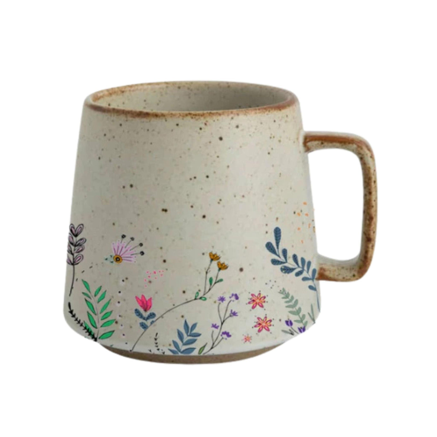 Floral Bloom Stoneware Mug