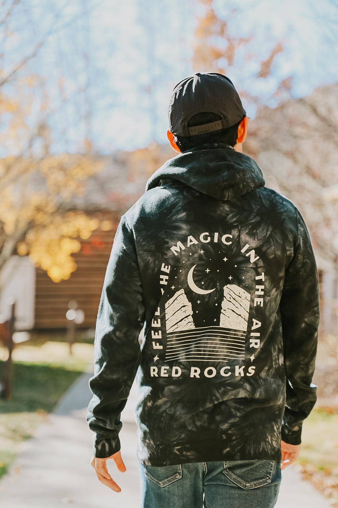 Red Rocks Colorado Tie Dye Hoodie