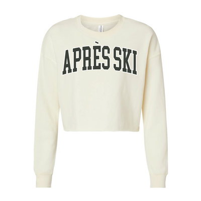 Aprés Ski Crop Top Sweatshirt