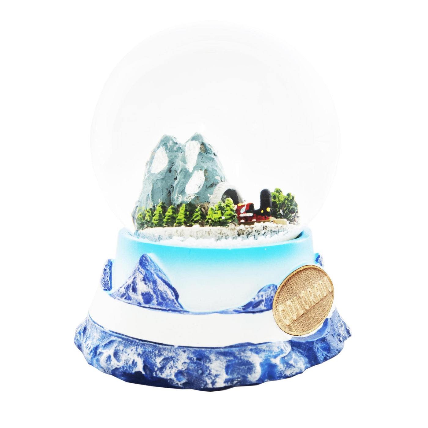 Colorado Train Large Snow Globe