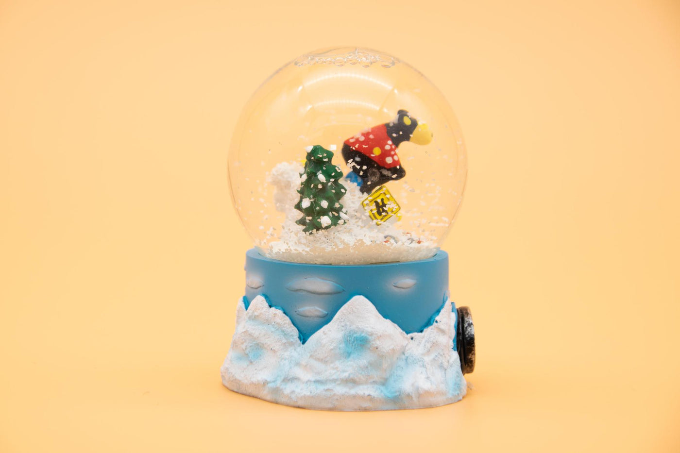 Skiing Small Bear Snow Globe