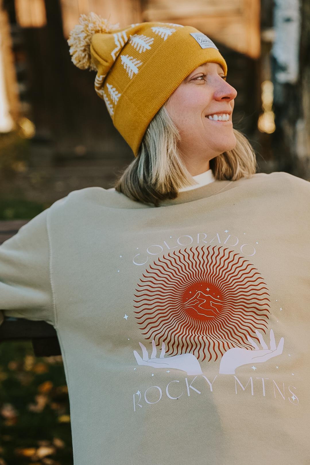 Hands Colorado Crewneck by Melody Ward
