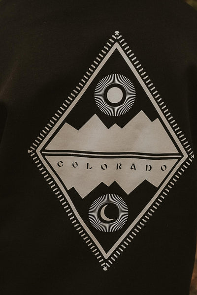 Mountain and Moon Colorado Hoodie