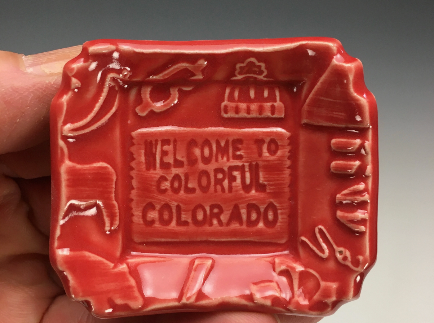 "Welcome To Colorful Colorado" Little Dishes