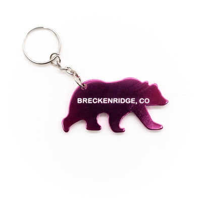Breckenridge Bear Keychain with Bottle Opener