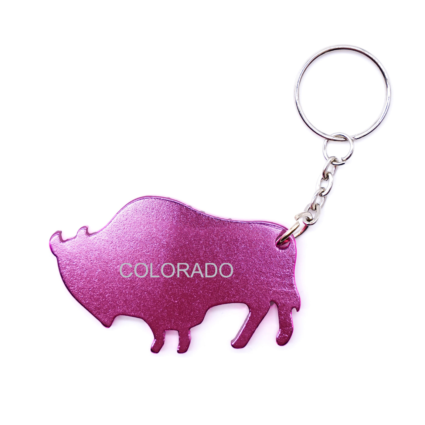 Colorado Buffalo Bottle Opener Keychain