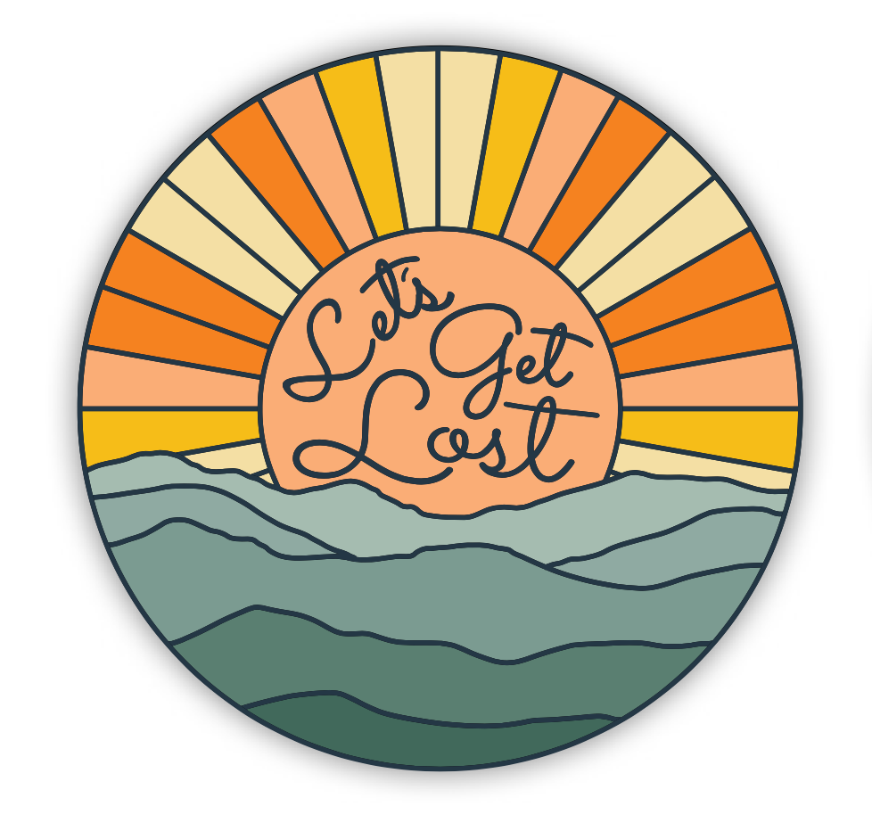 Let's Get Lost Sticker