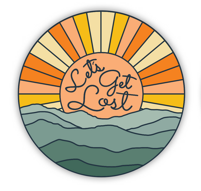 Let's Get Lost Sticker