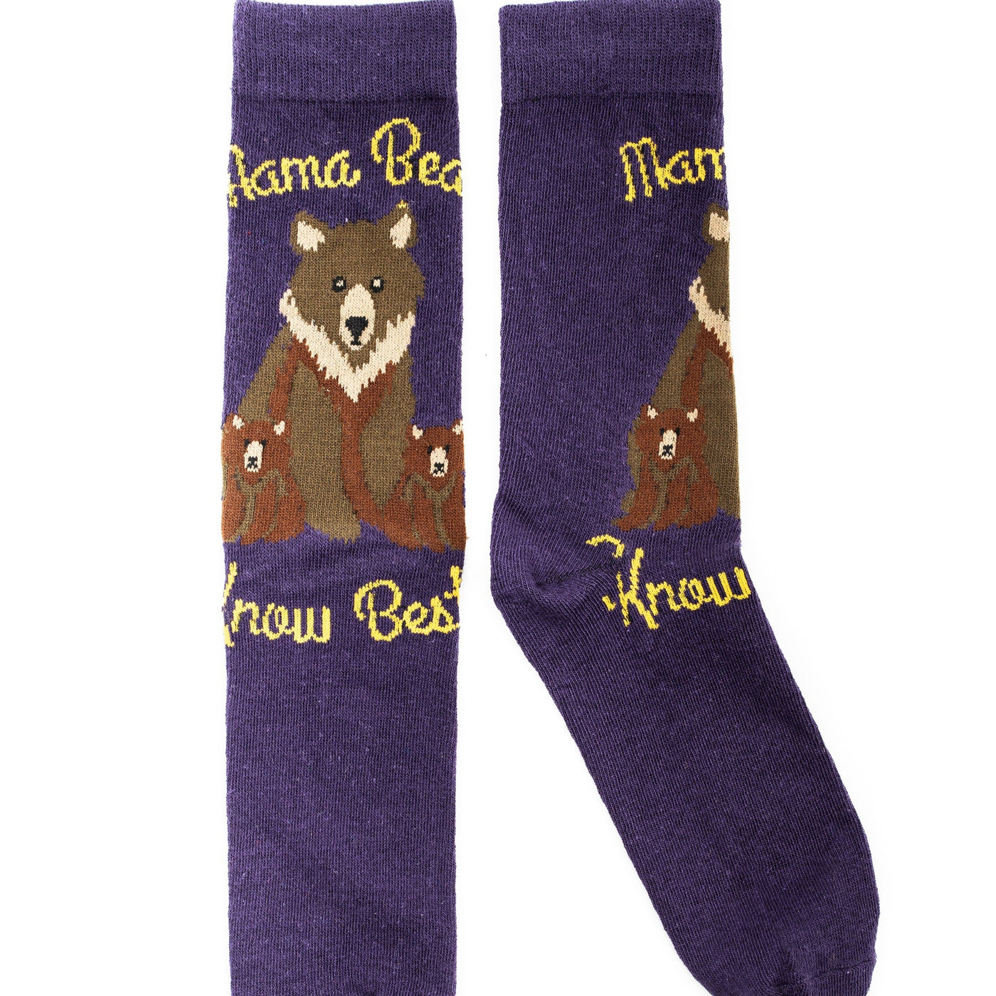 Mama Bear Knows Best Socks