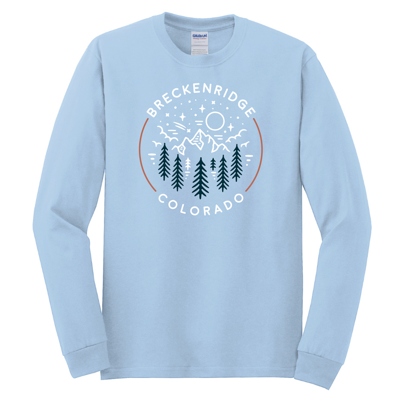 The Breckenridge Campfire Mountain Long Sleeve Shirt