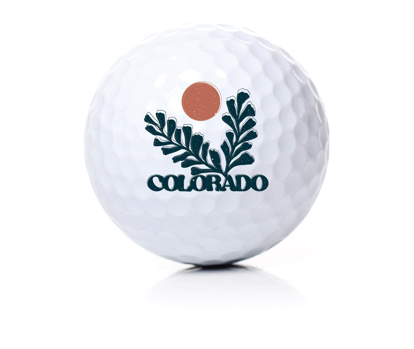 Colorado Cactus Novelty Golf Ball