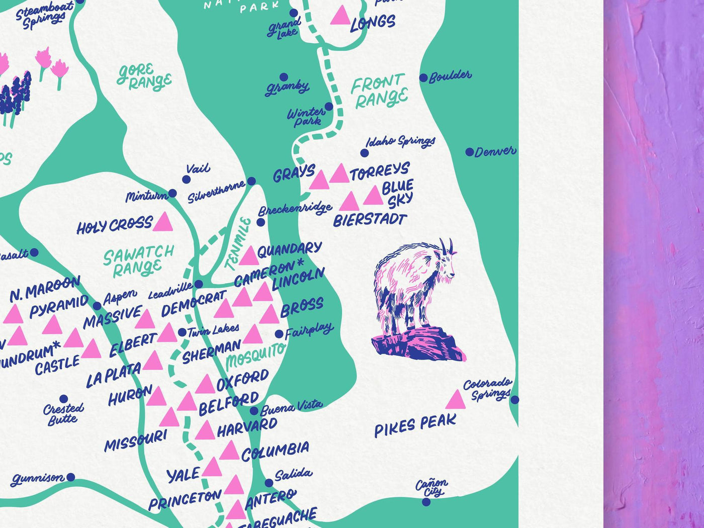 Colorado 14ers Map 2.0