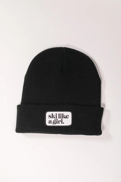 Ski Like A Girl Patch SLAG Beanie