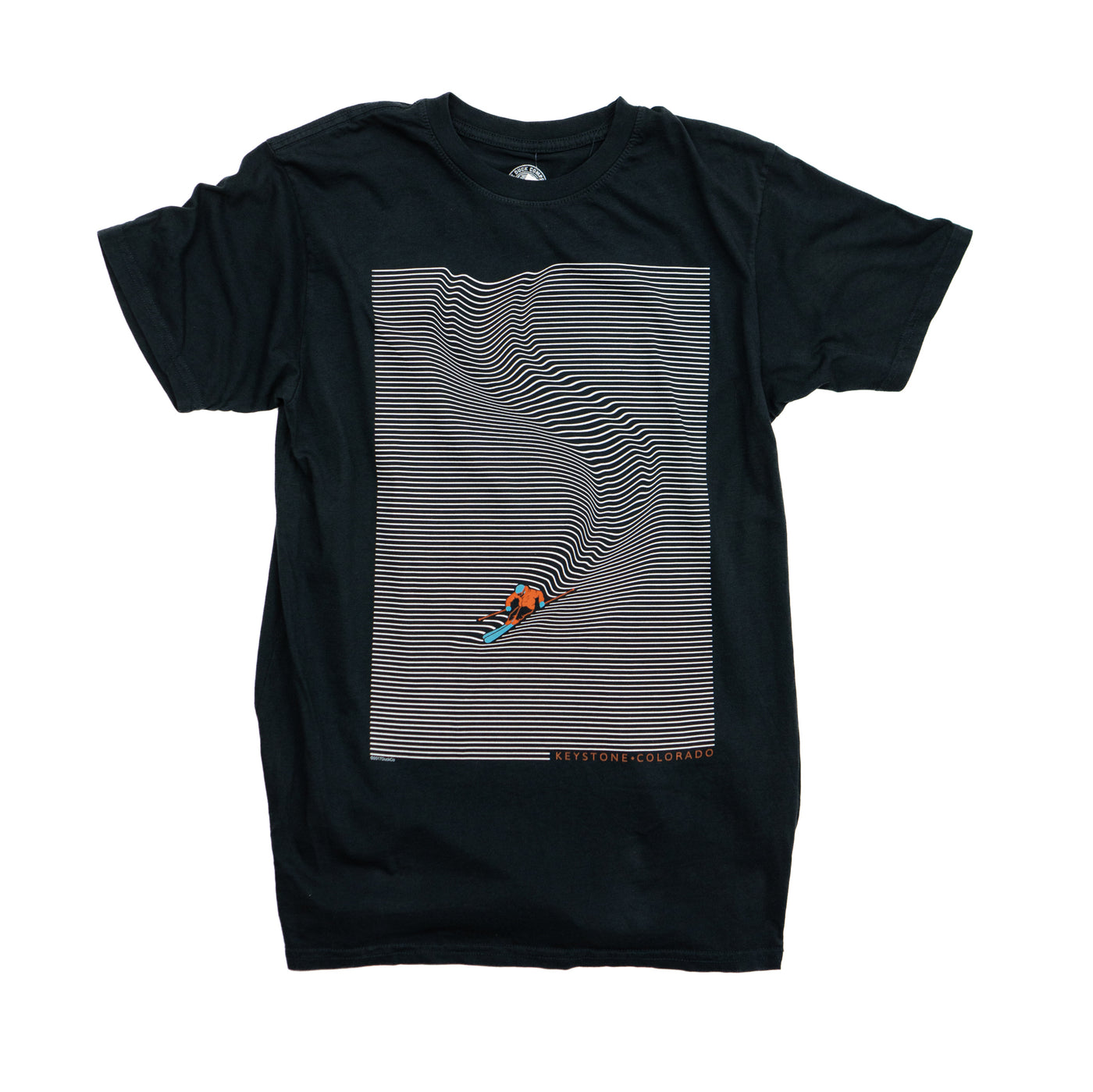 Rope Drop Skier T-Shirt - Keystone, Colorado