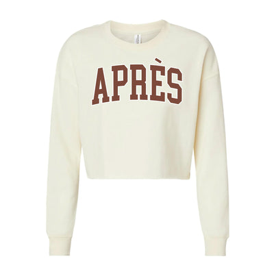 Aprés Cropped Crewneck Sweatshirt