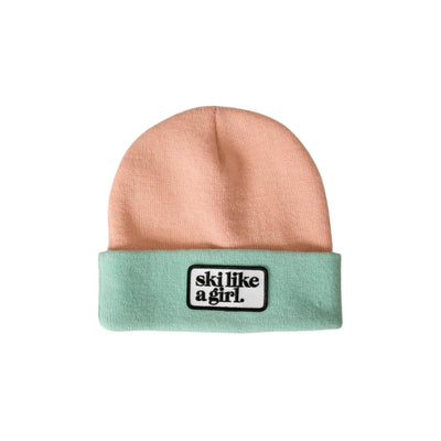 Ski Like A Girl Patch SLAG Beanie