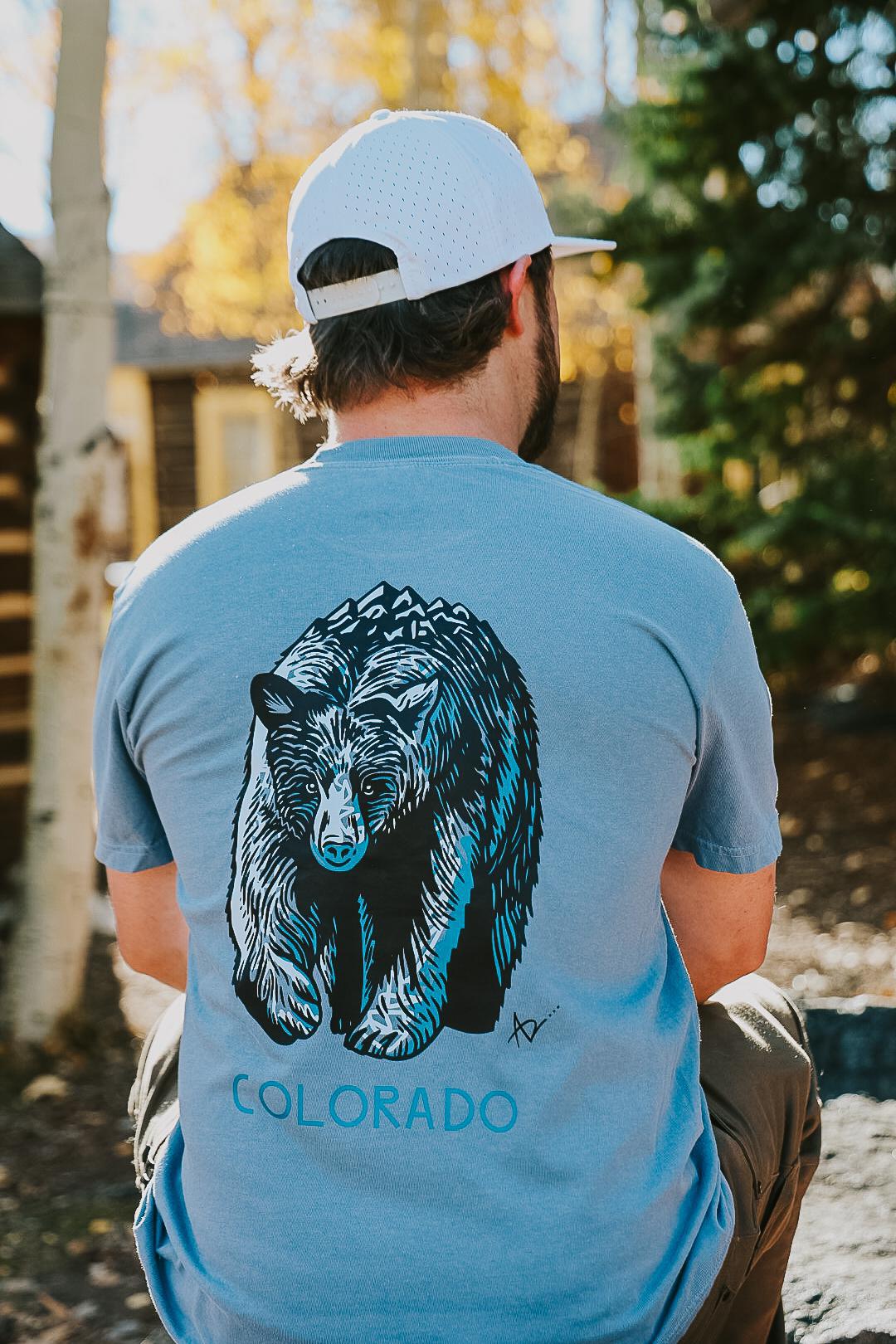 Blue Bear Colorado Short Sleeve Shirt by Andrew Dengate