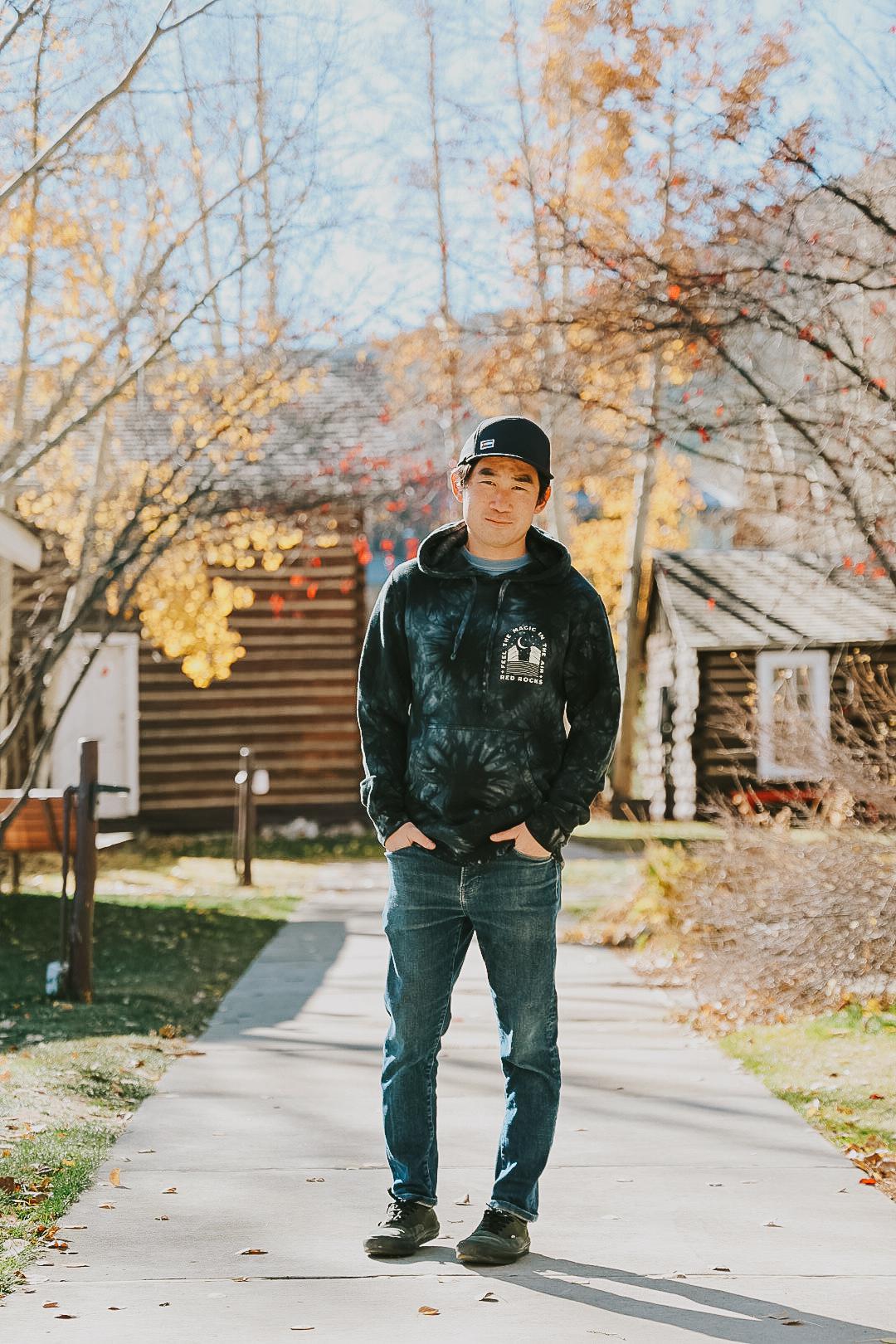 Red Rocks Colorado Tie Dye Hoodie