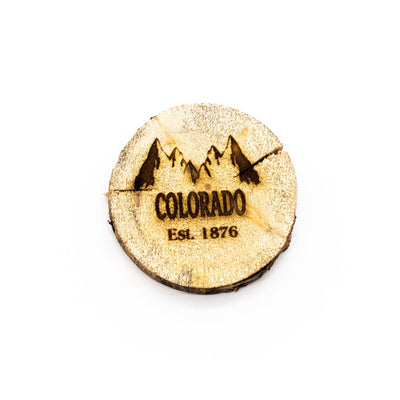 Colorado Beetle Kill Wood Coaster