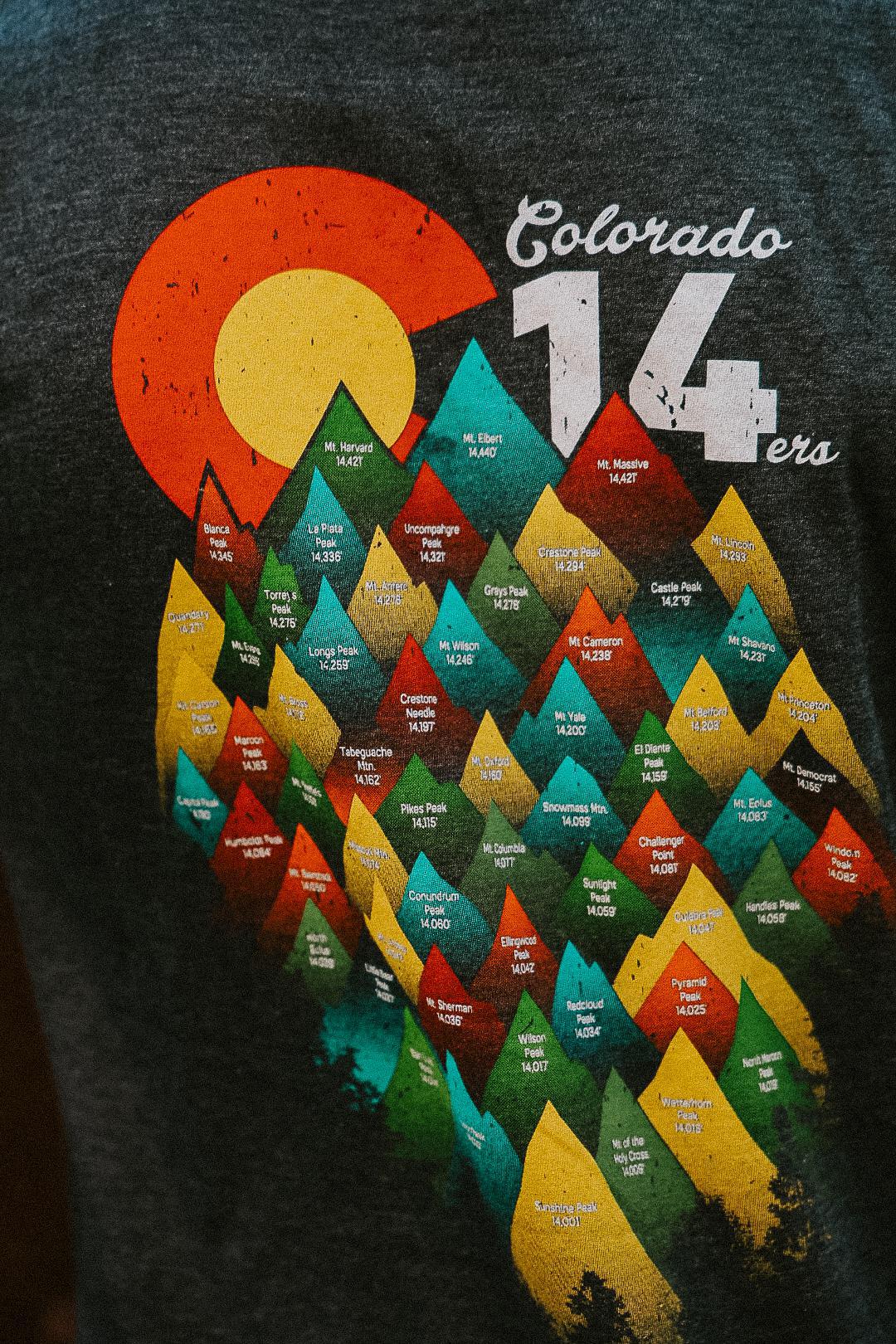 Colorado's Tallest 14ers Short Sleeve Shirt