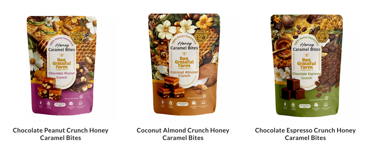 Honey Caramel Crunch Bites Bags