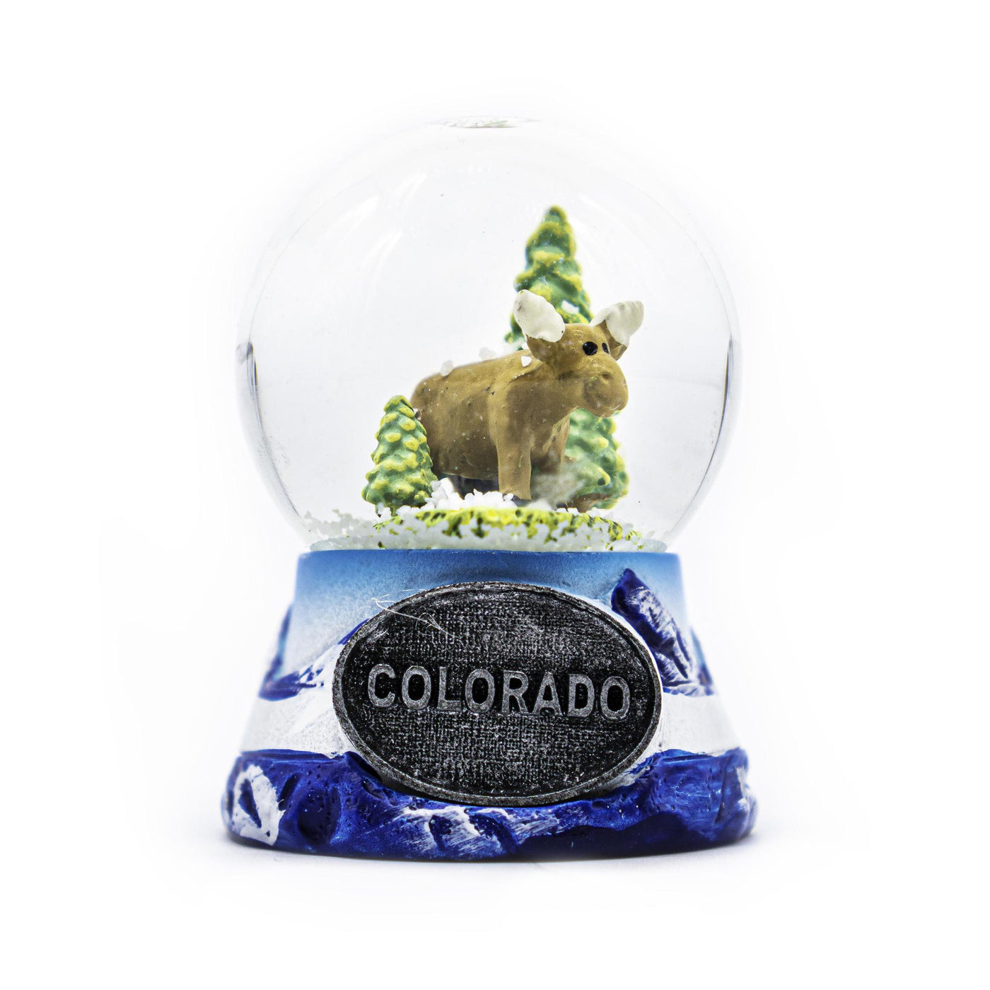 Small Moose Snow Globe