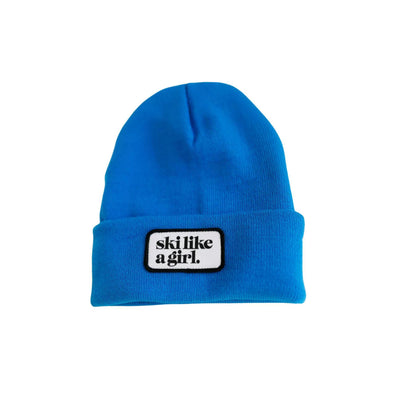 Ski Like A Girl Patch SLAG Beanie