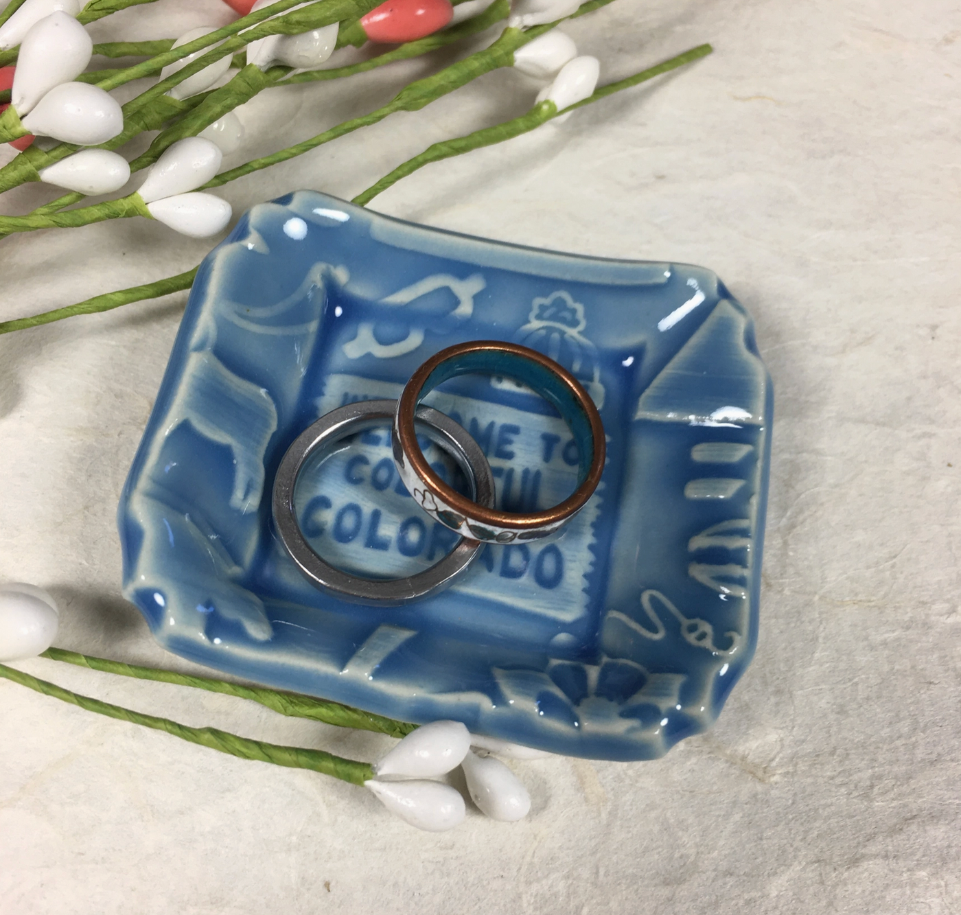 "Welcome To Colorful Colorado" Little Dishes