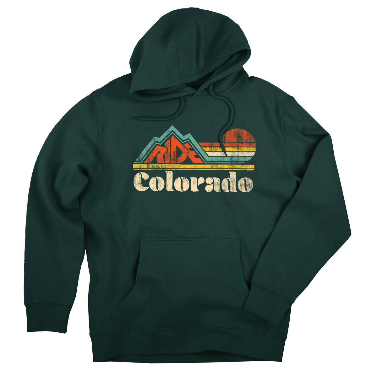 Retro Ride Peak Colorado Hoodie