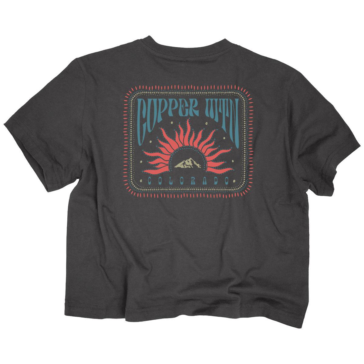 Sun Daze Copper Mountain Crop Short Sleeve Shirt